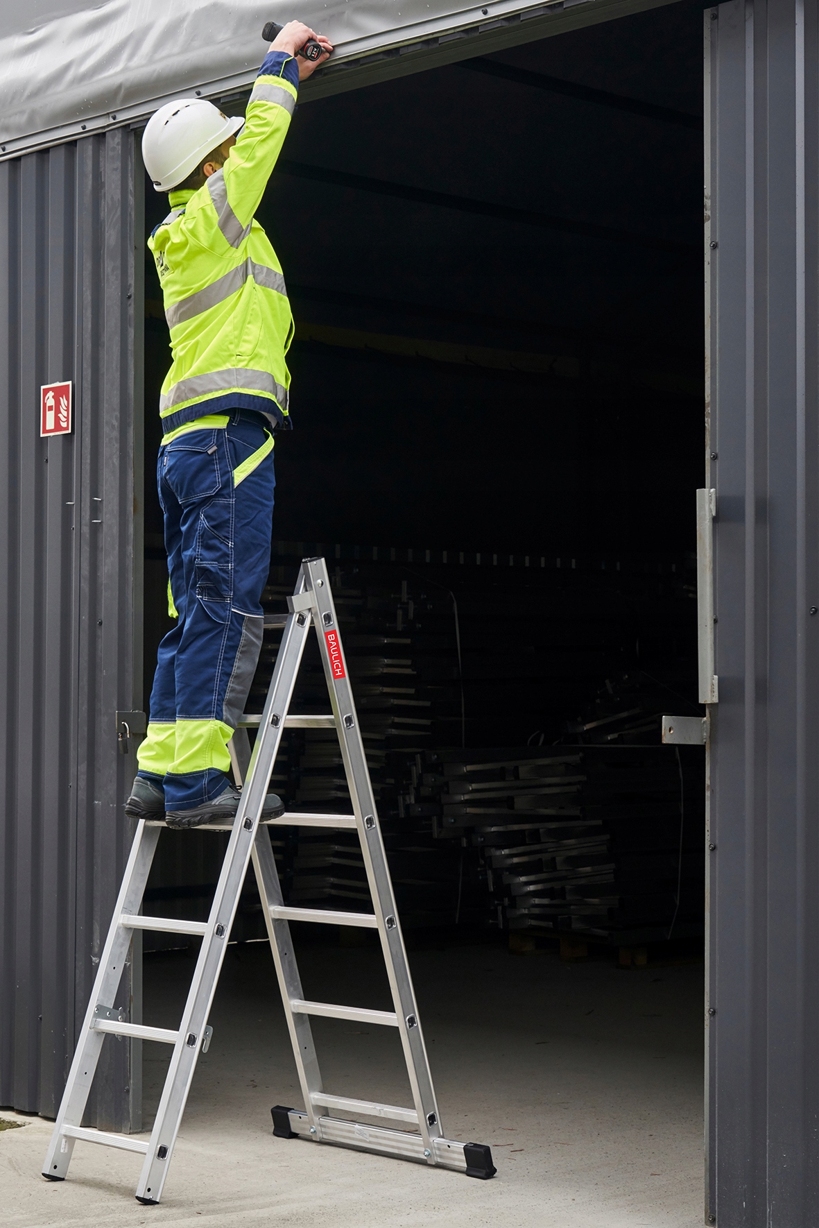 Rusztowanie podest roboczy 2x7 aluminium BAULICH hak GRATIS produkt POLSKI Materiał aluminium