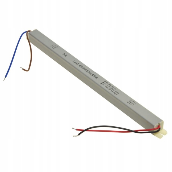 

Mini zasilacz do taśma Led 12V DC 60W Slim