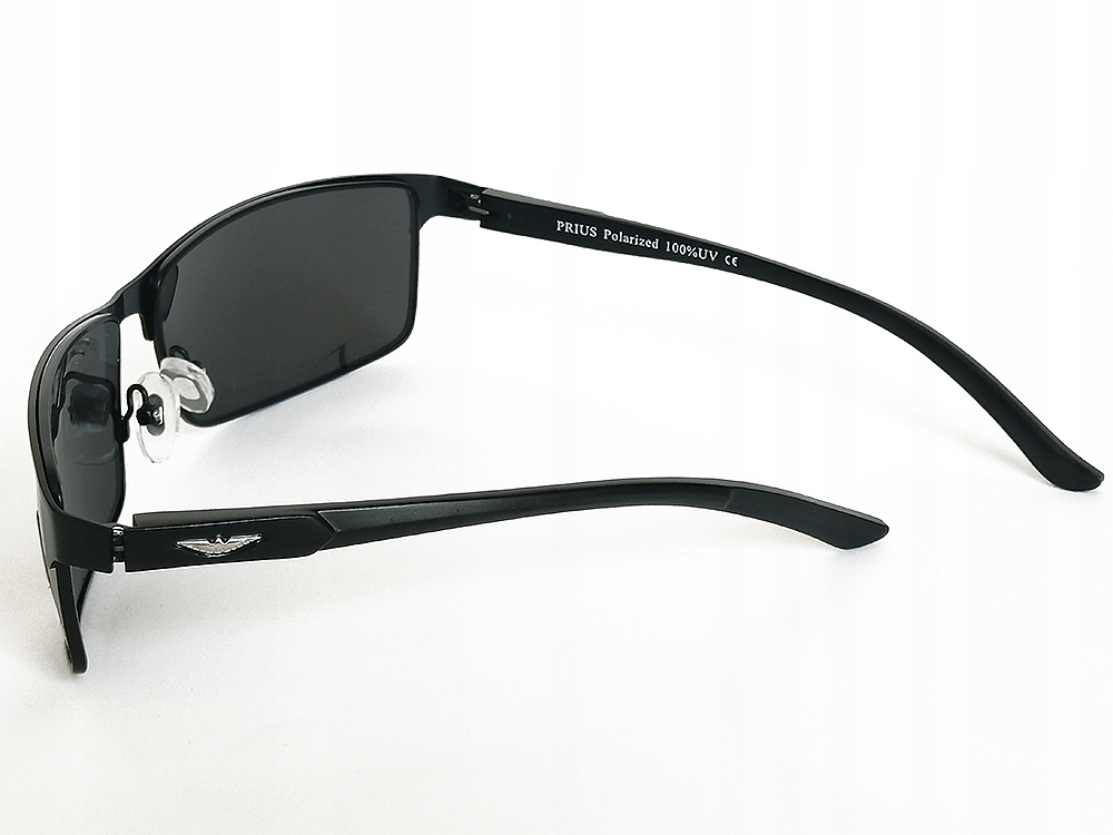 OKULARY MĘSKIE POLARYZACYJNE AVIATOR FLEKS ETUI Materiał oprawki metal