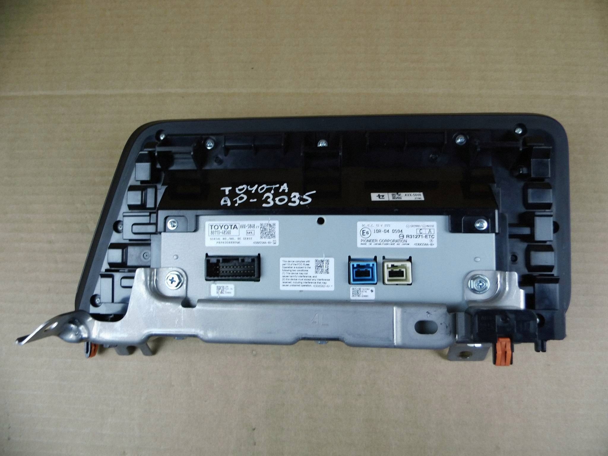 Lexus RX RX450H 2016+ radio ekran display 86110-48560