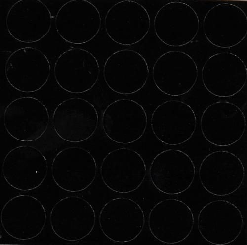 ZAŚLEPKA MEBLOWA SAMOPRZ Fi14 CZARNY POŁYSK 25 szt