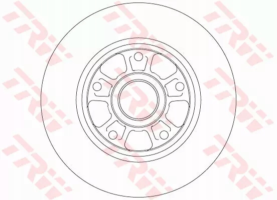 TRW TARCZE HAMULCOWE TYŁ RENAULT FLUENCE (L3_) Liczba tarcz w ofercie 1