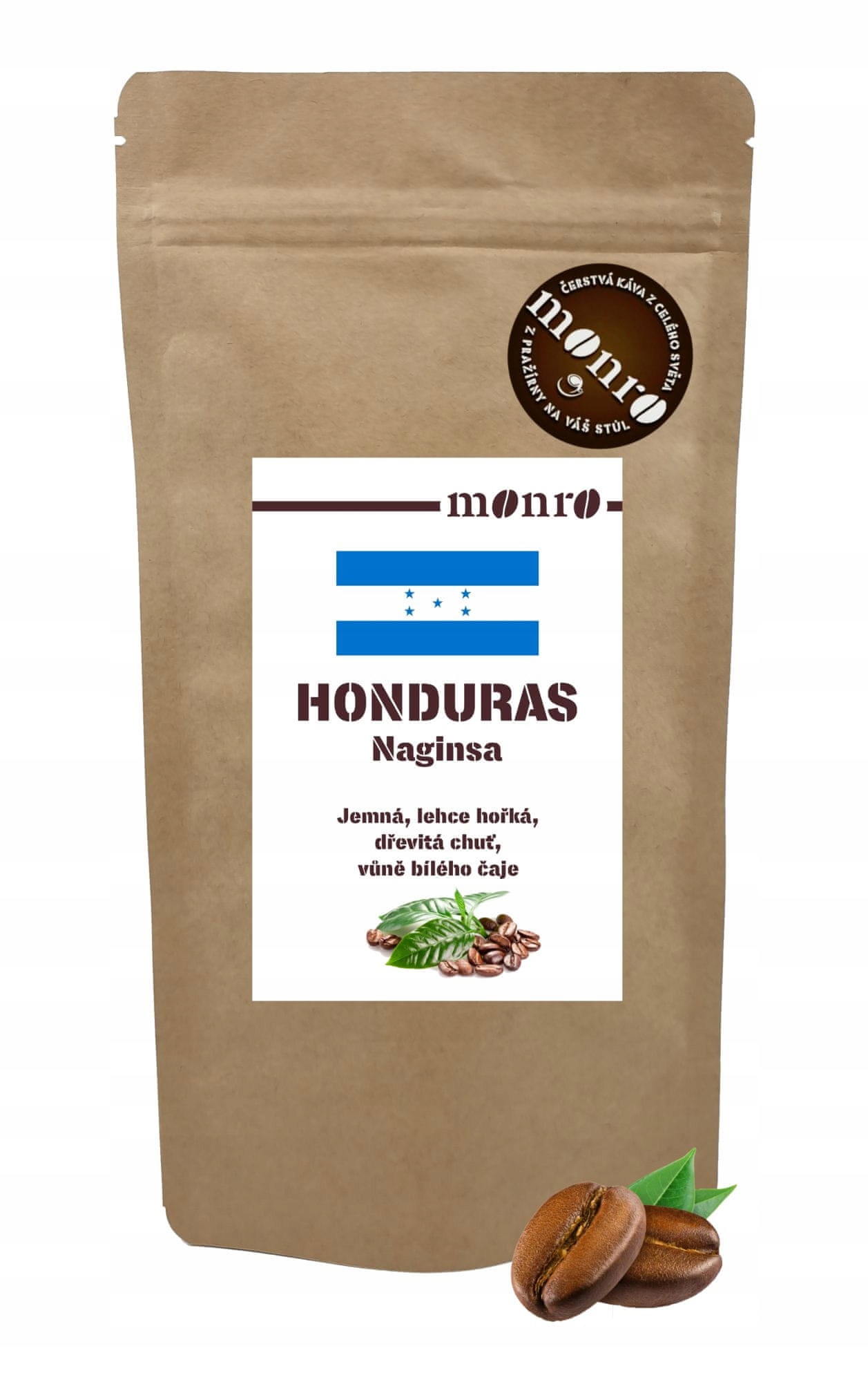 Levně Honduras Naginsa zrnková káva 100% Arabika 1000g