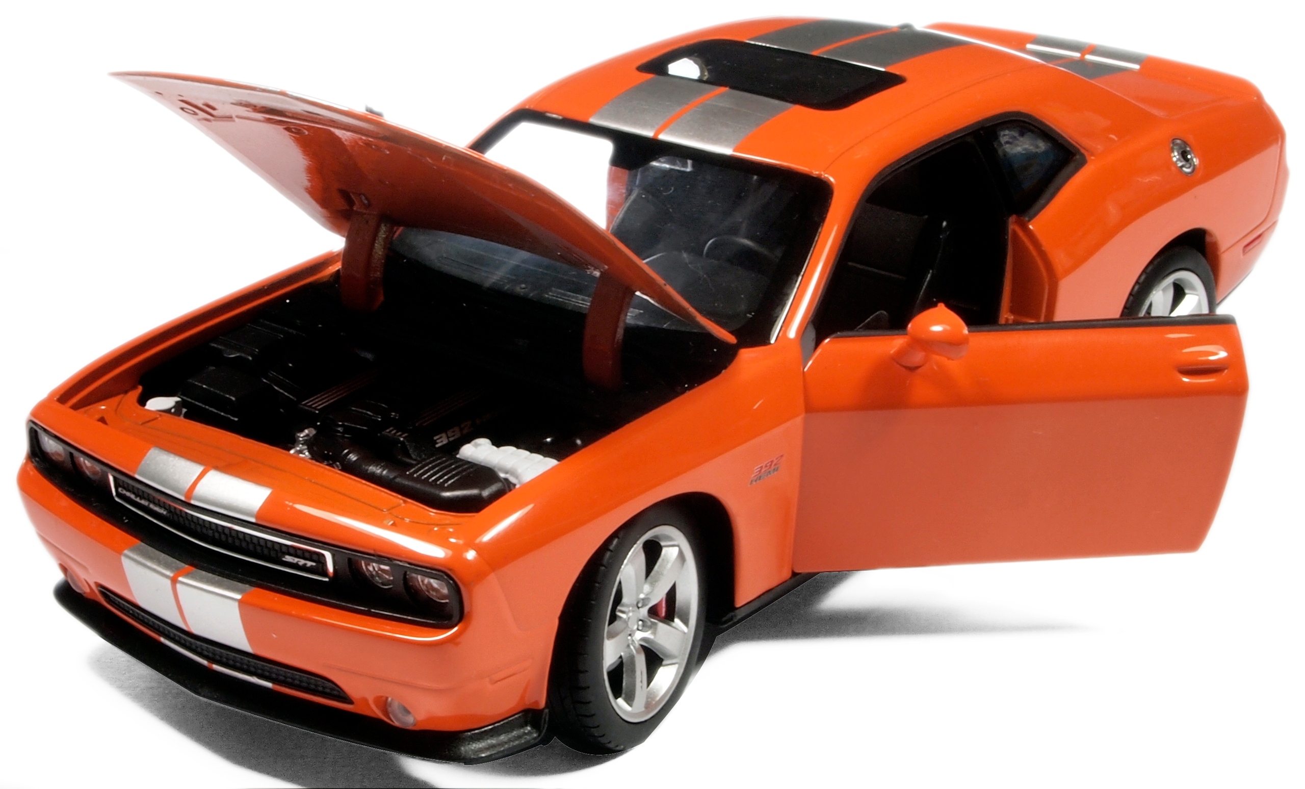 Welly Kovové Auto 2012 Dodge Challenger Srt Otevírací Dveře