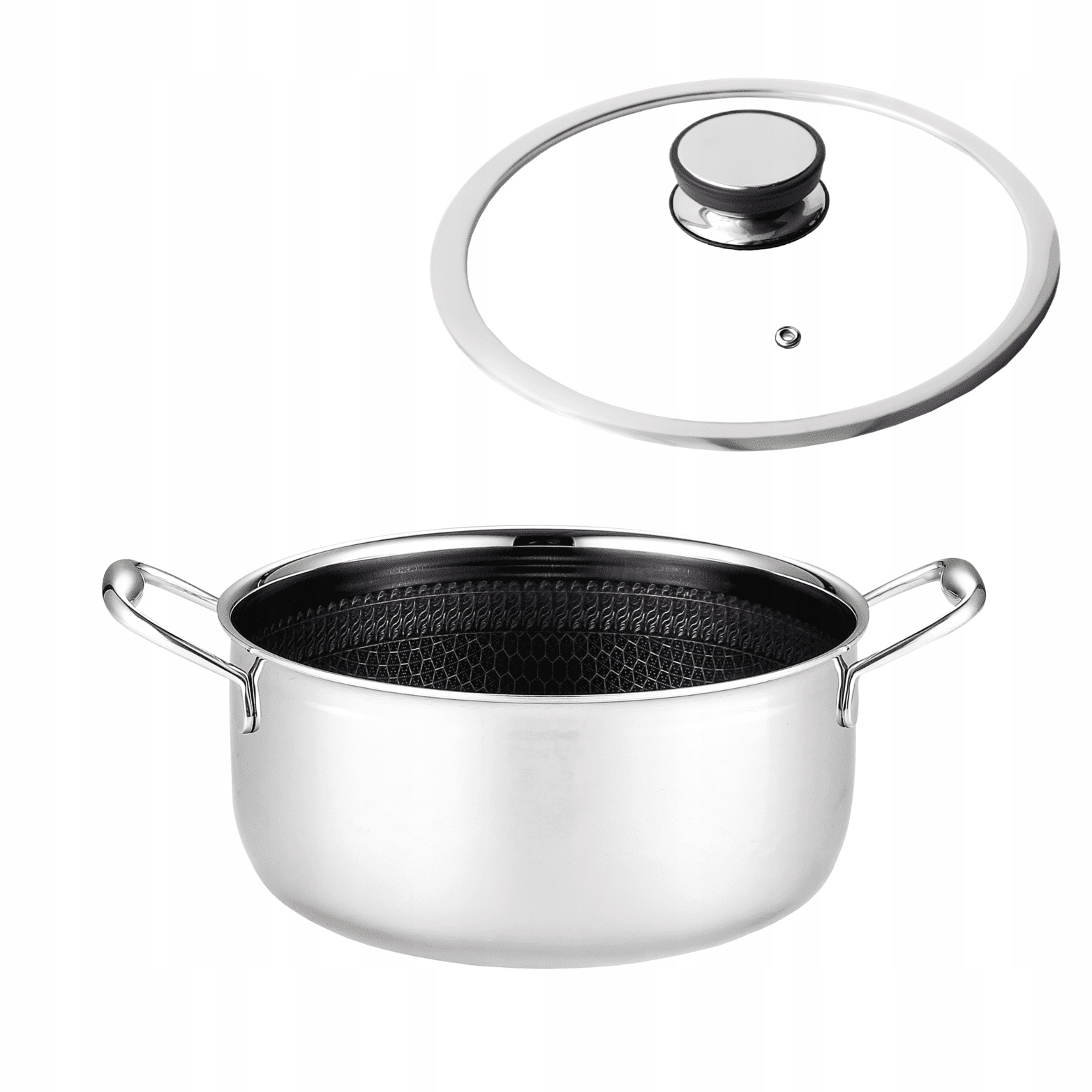 Profesionálny Hrniec Nerezová Indukcia S Pokrievkou Na Plyn Včelí Plást