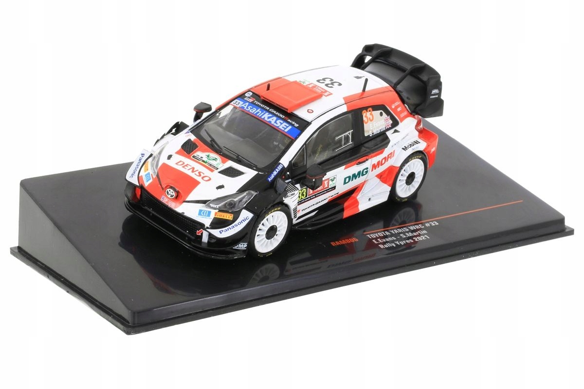 Toyota Yaris Wrc #33 E.Evans Rally Ypres 1/43 ixo