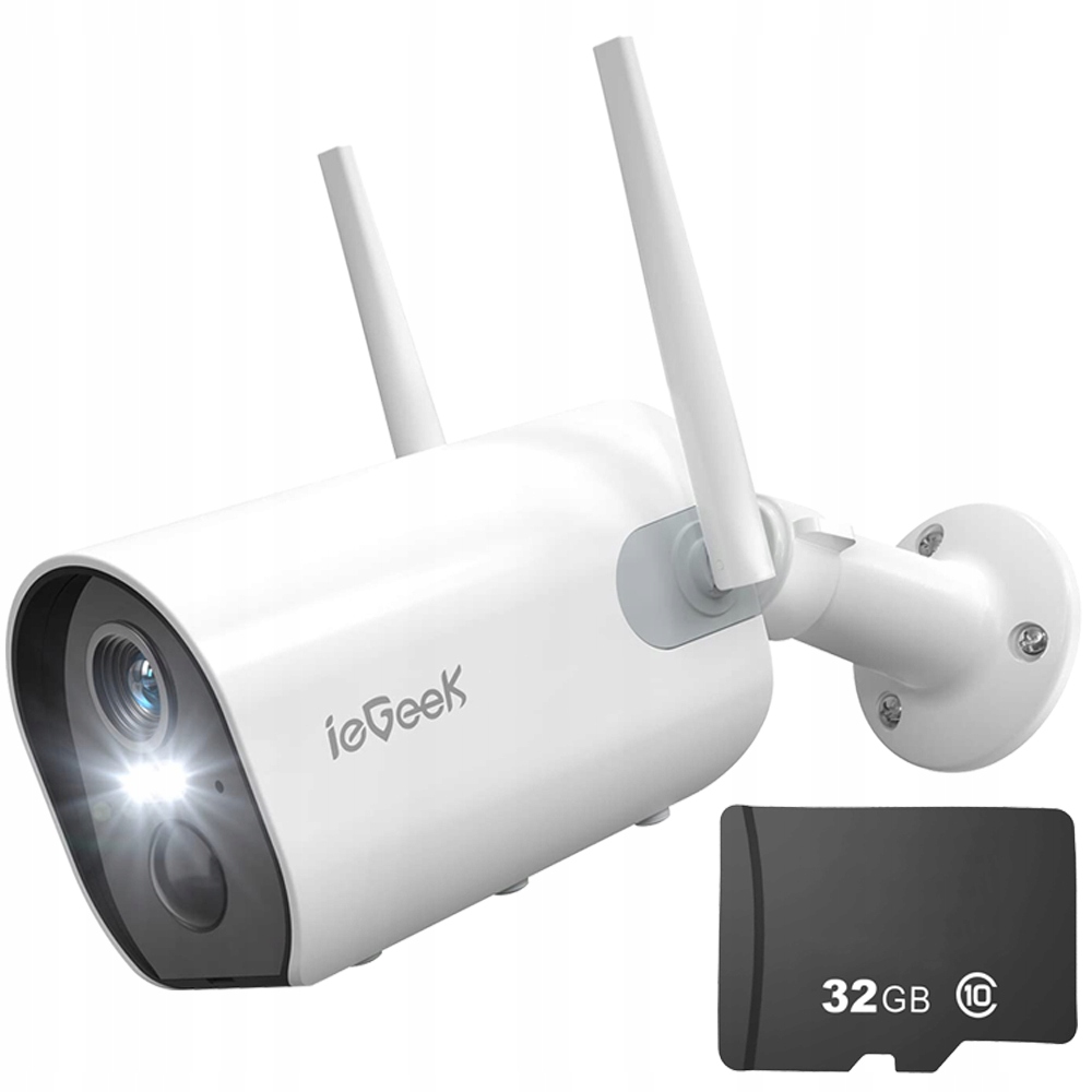 Venkovní Kamera Wifi Bezdrátová 3MPX 4X Zoom 15000MAH Akumulátor 32GB