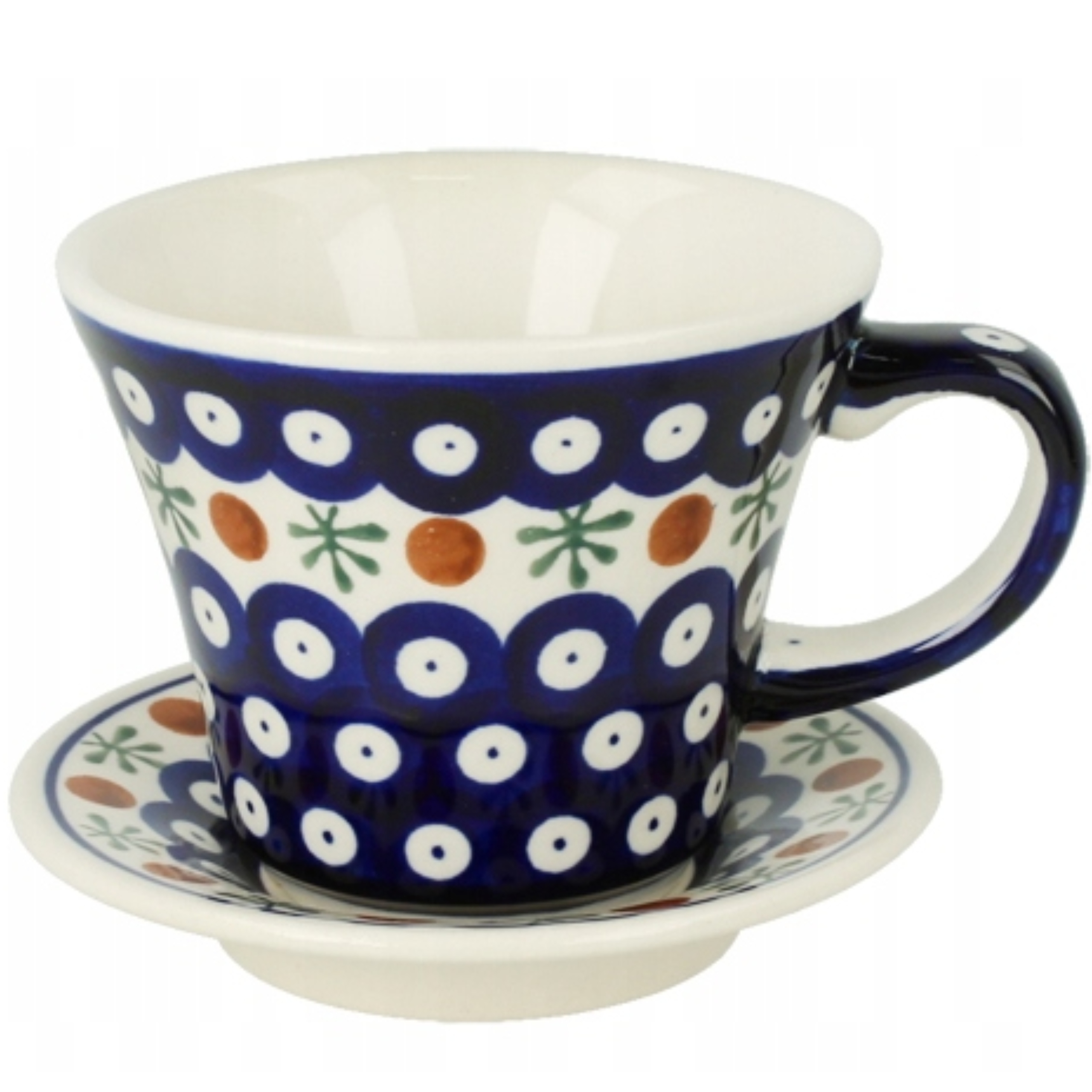 Filiżanka i Spodek Ceramika Bolesławiec Gu1802 dek41 240 ml 1 Gatunek