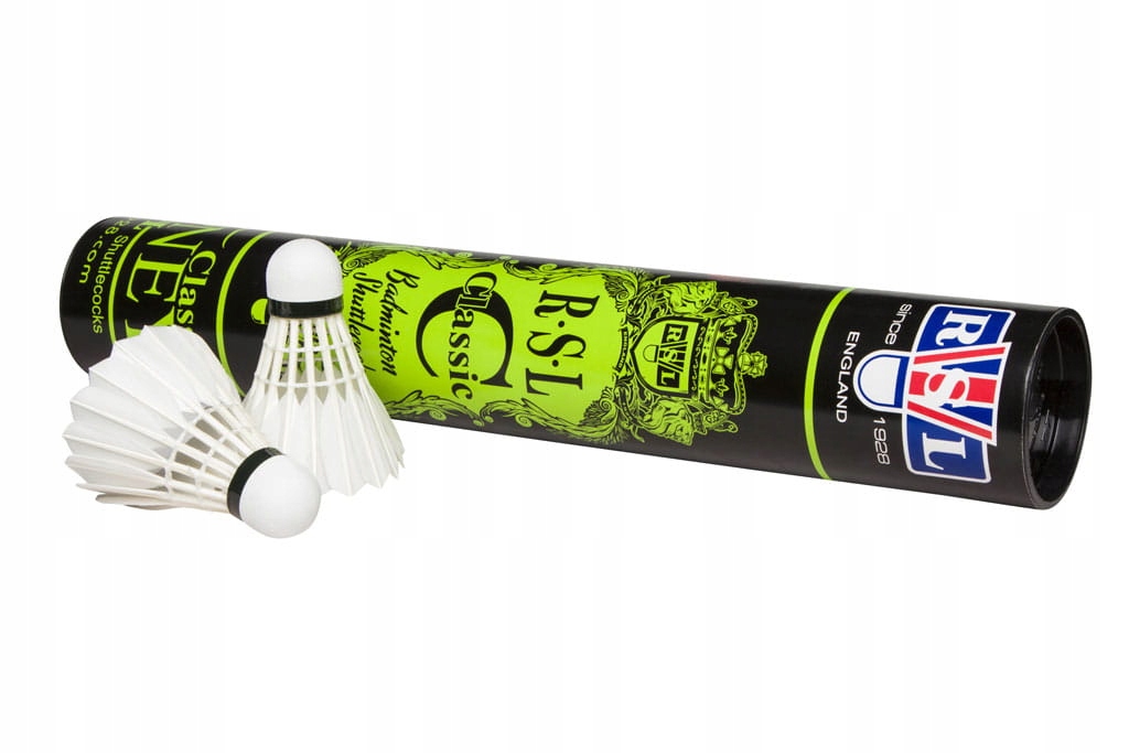 Rsl Classic Tourney Péřové Míčky Trénink badmintonové 12 ks v tubě