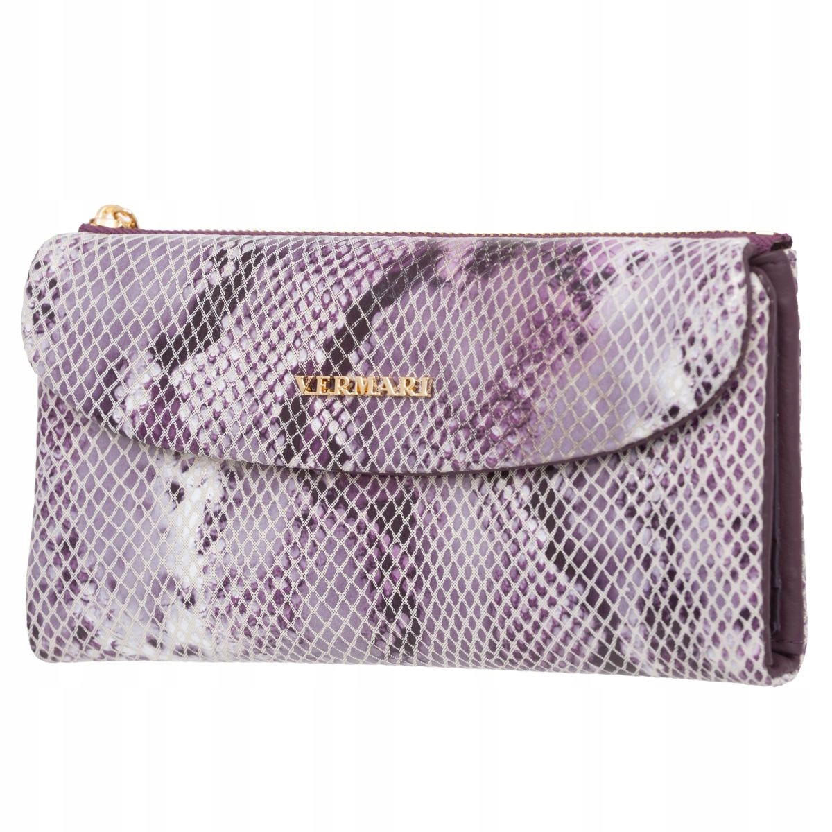 Dámská kožená peněženka VerMari Vipera Fialová