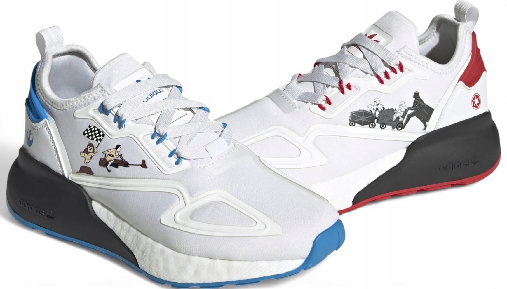 Adidas Zx 2K Boost buty damskie sportowe na wiosnę młodzieżowe star wars