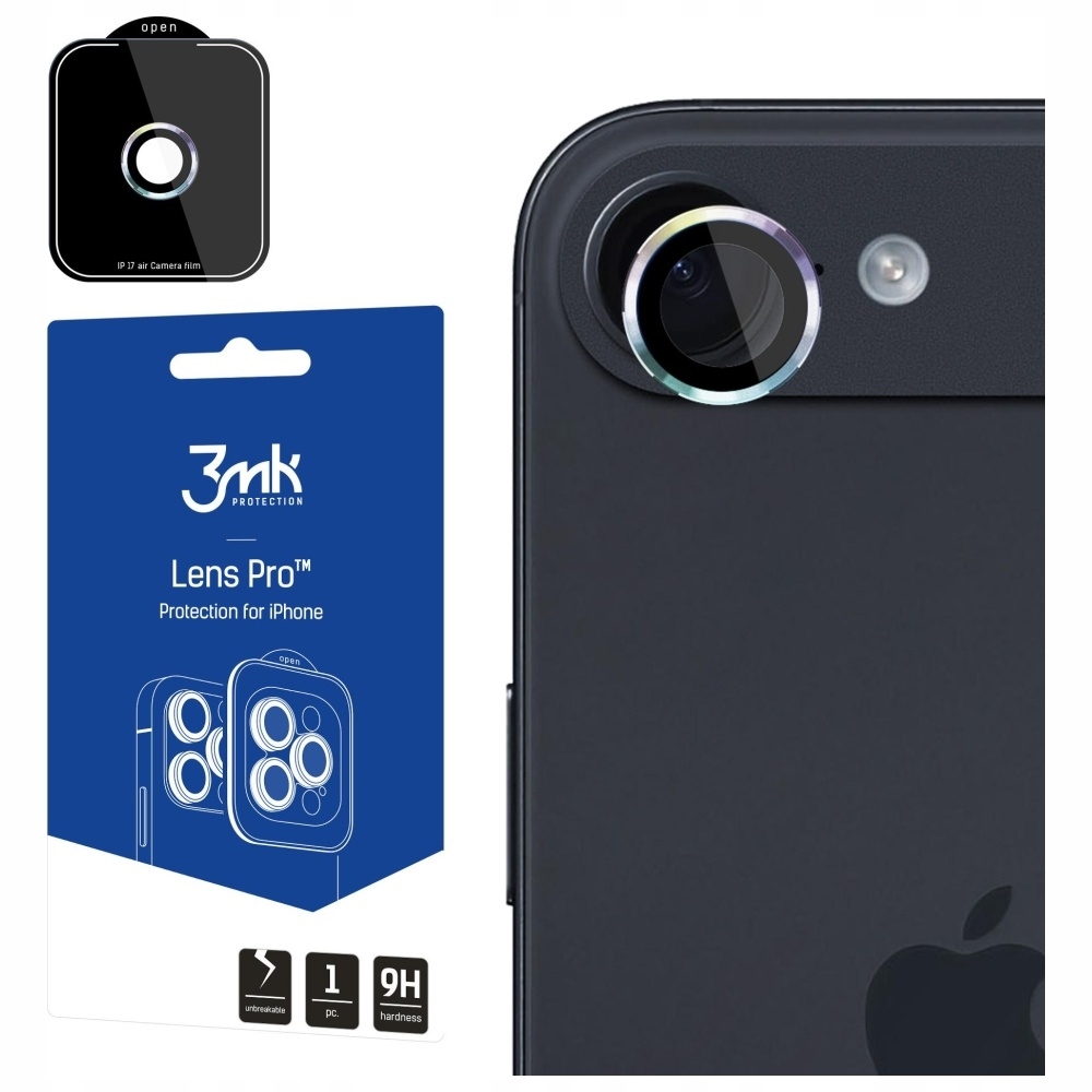Szkło hartowane na obiektyw aparatu 3mk Lens Protection Pro do iPhone 17