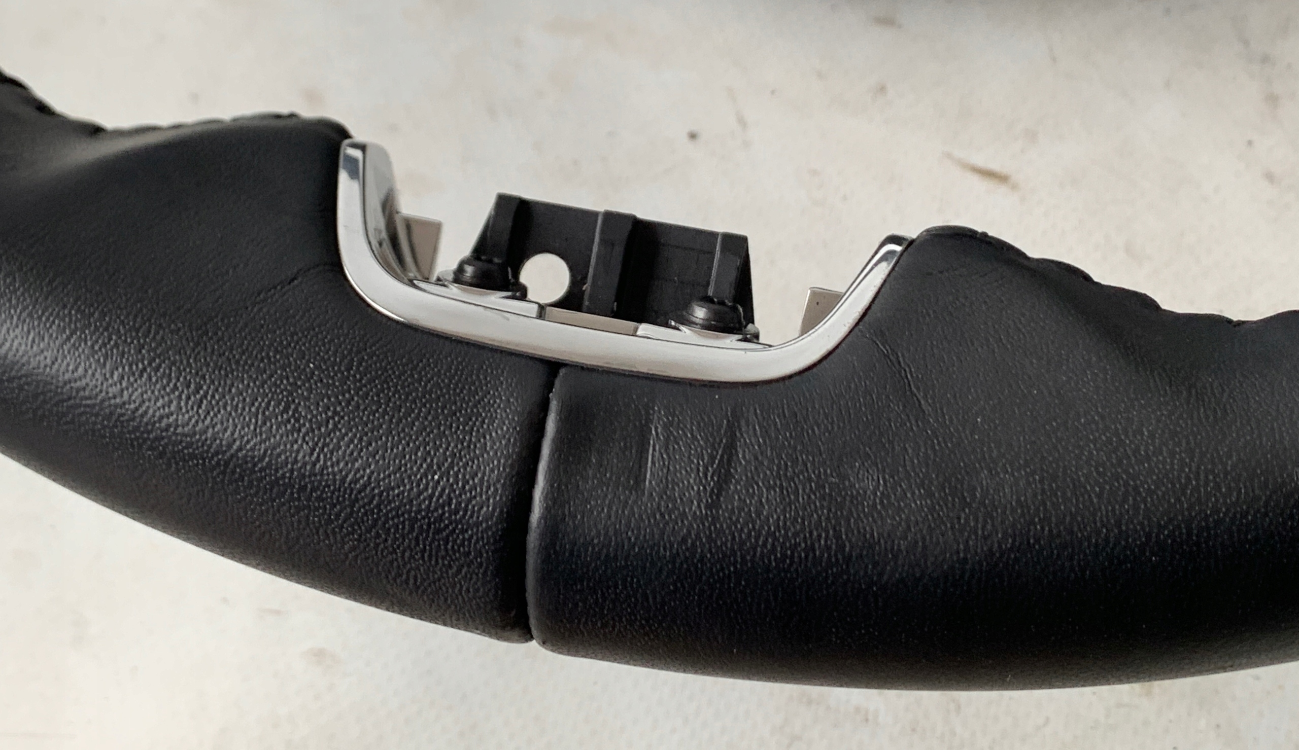 steering wheel, SKODA OCTAVIA IV GRZANA with shifting leather
