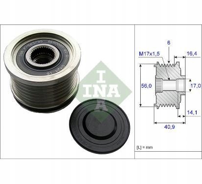 INA SPRZEGLO ALTERNATORA ALFA ROMEO 159 Producent części Schaeffler INA