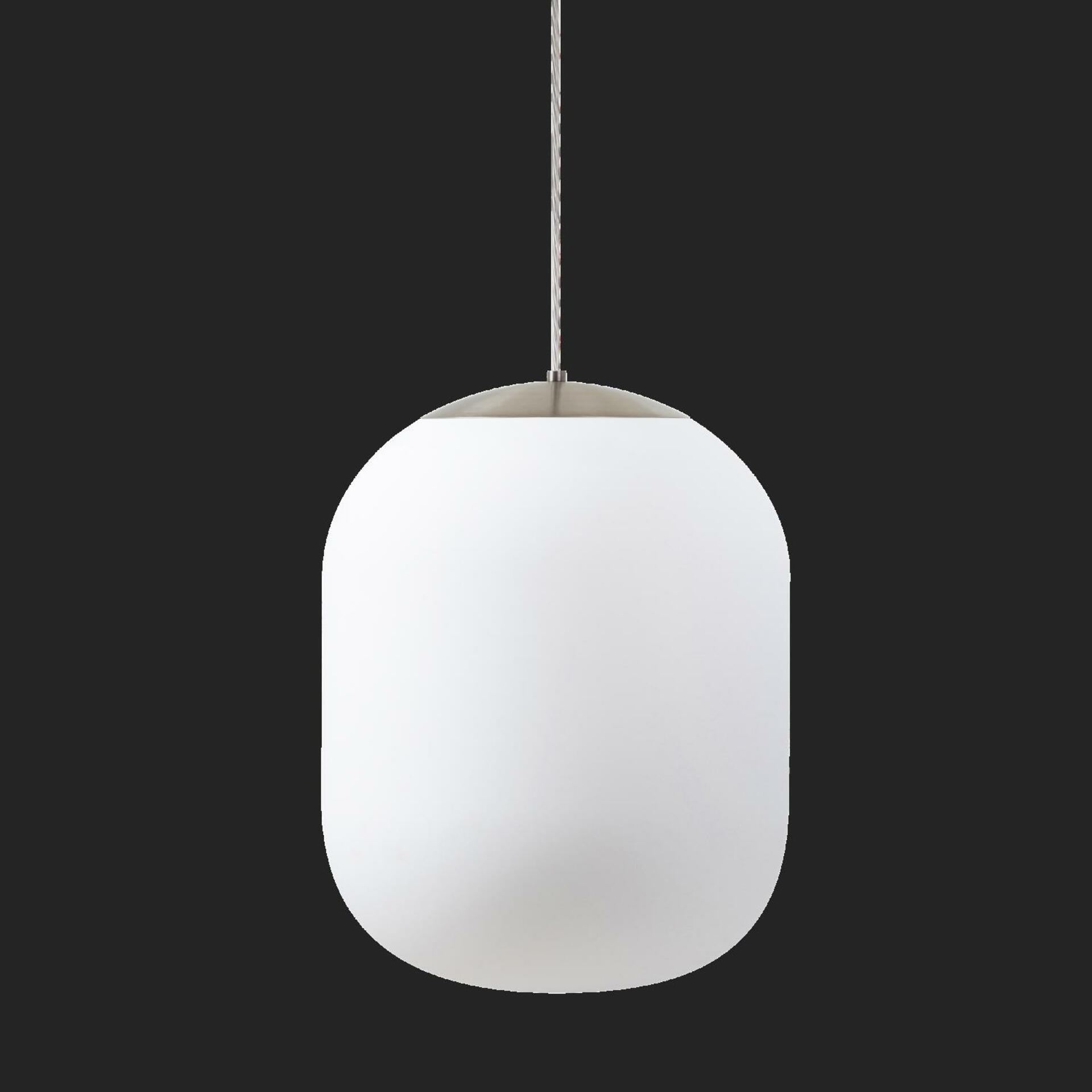 Osmont 62398 Tania S2 Hp závesné sklenené svietidlo nerez brúsená biela Ip