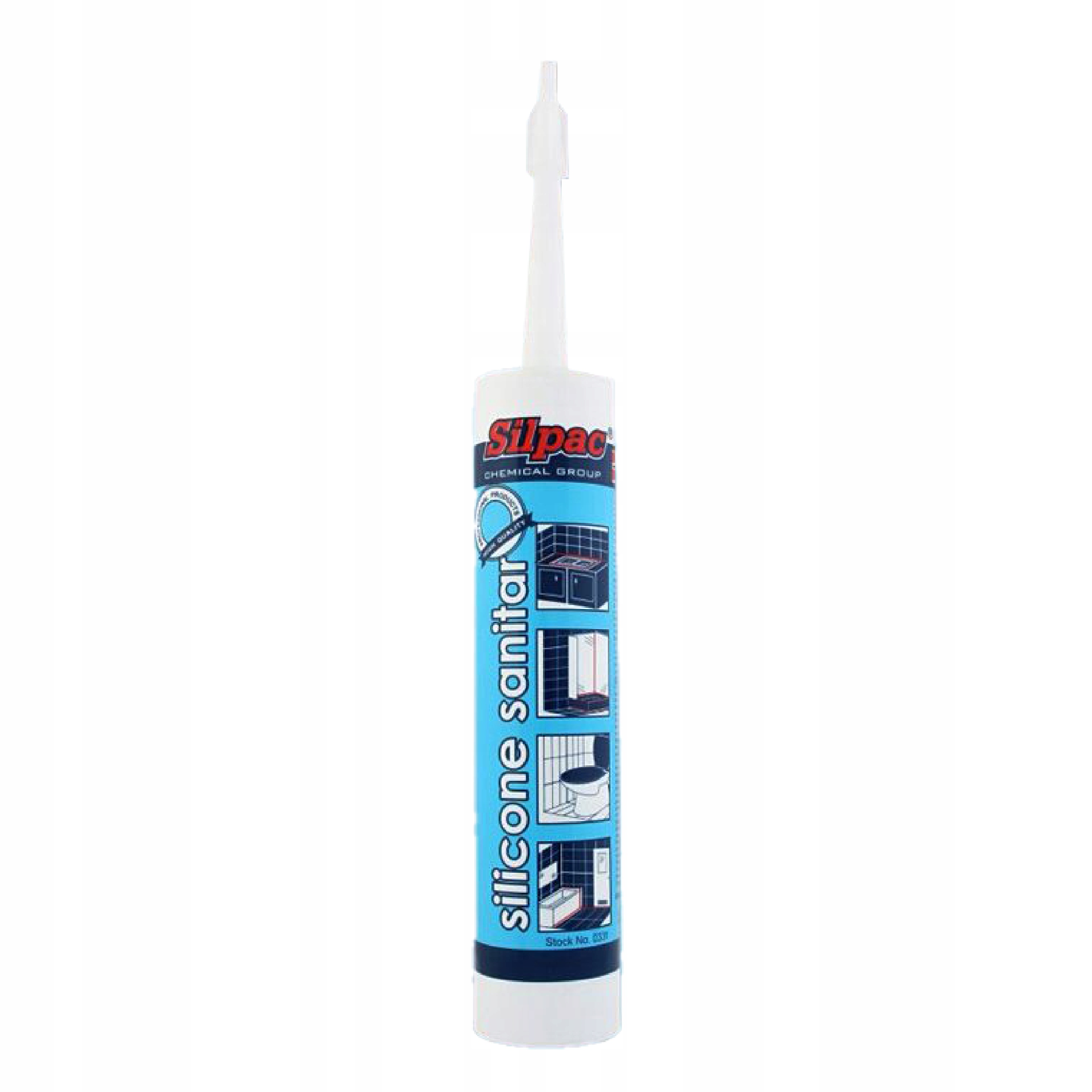 

Silikon sanitarny biały Silpac 280 ml