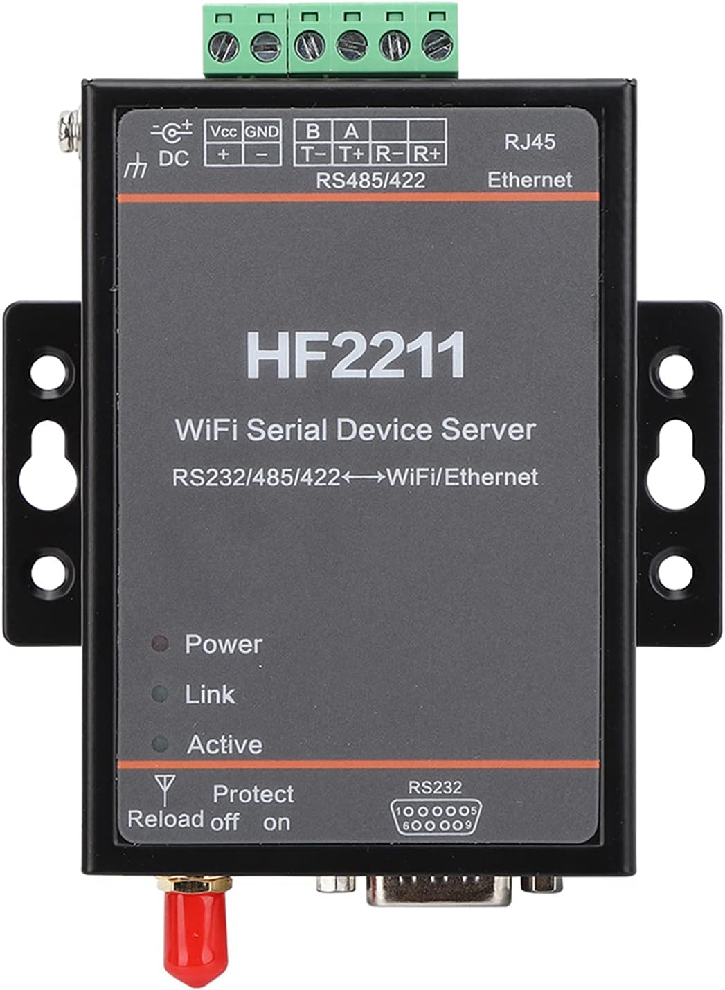 Server Sériových Portov HF2211 Podpora Komunikácie Sériových Dát