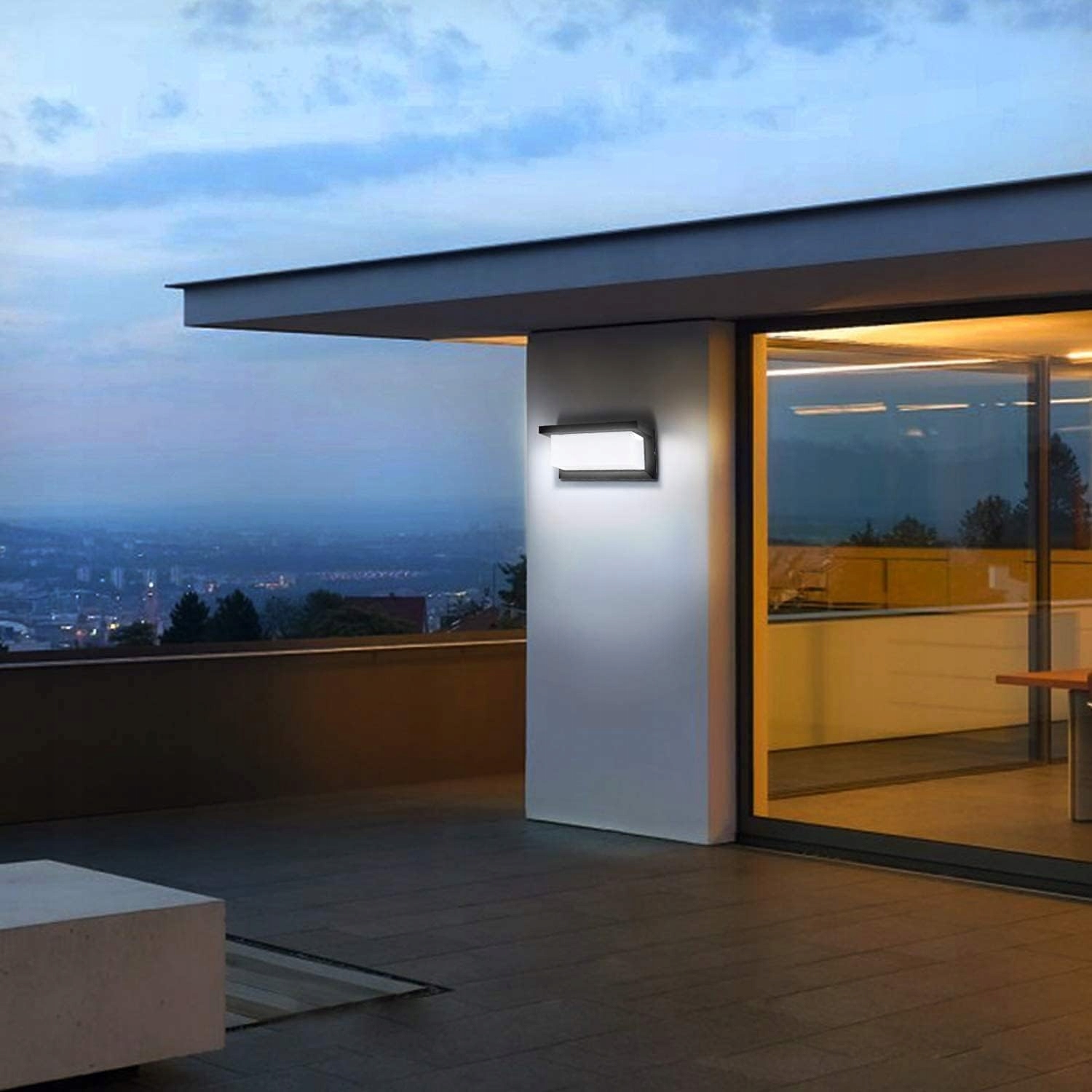 LIGHTSJOY Zewnętrzna Lampa LED 18W IP66 Wodoodporna 2 Sztuki Kaltweiß 6000K — miniatura 5