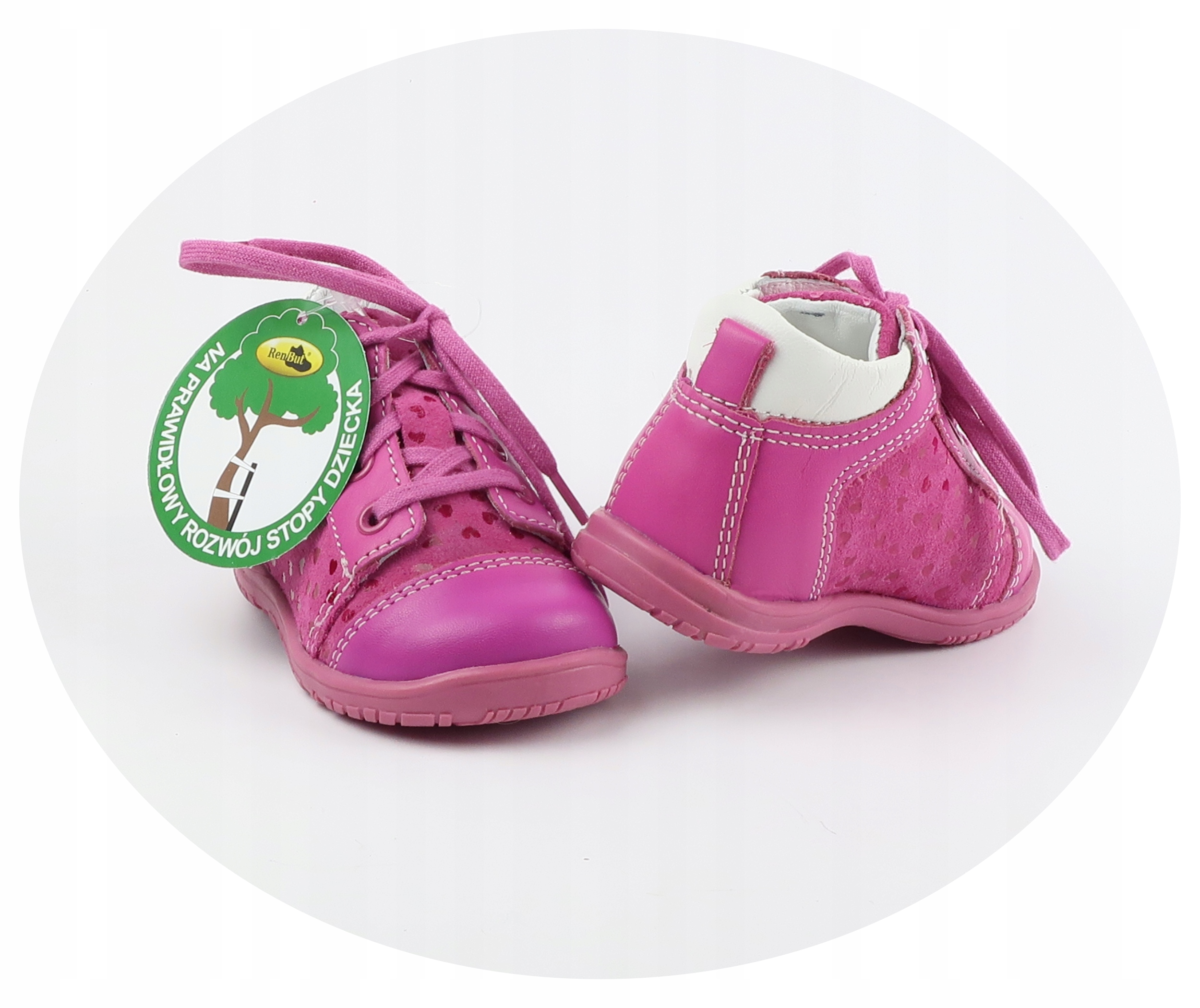 RENBUT TRZEWIKI PÓŁBUTY SKÓRZANE PROFILAKTYCZNE 18 Marka Ren But