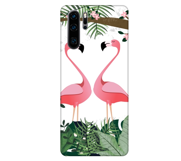 

Etui pokrowiec do Huawei P30 Pro Flamingi lato tro