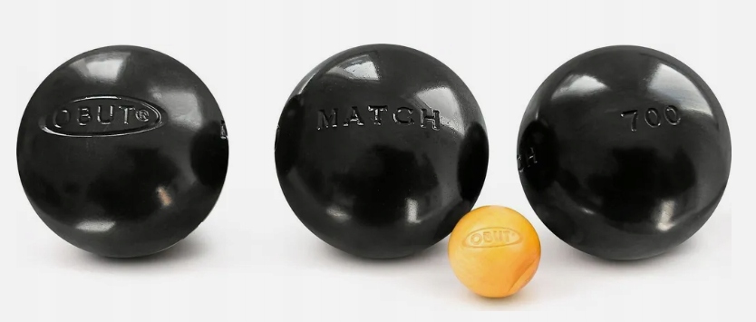 Piłki do gry w bule Obut, 700 g, 74 mm