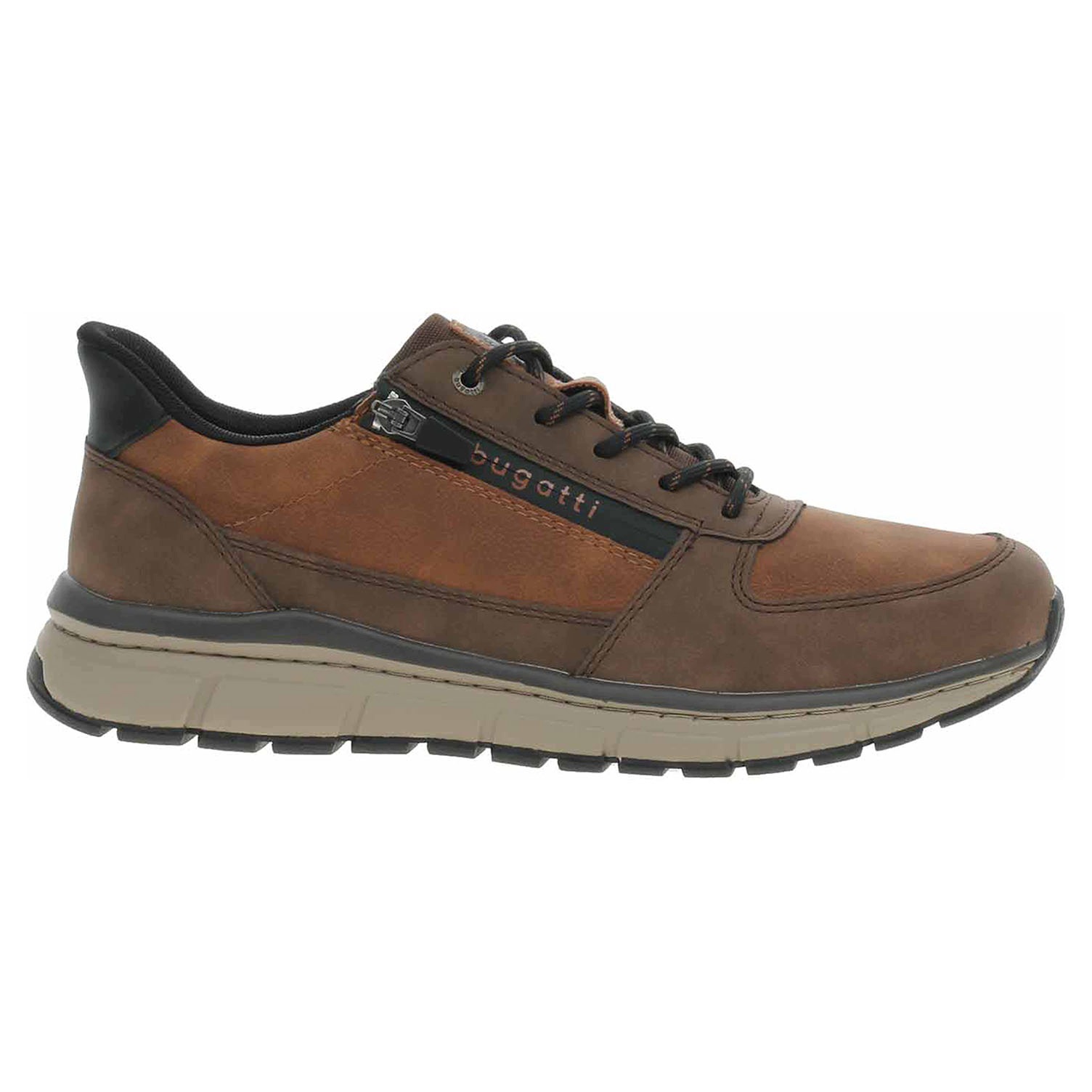 Pánské polobotky Bugatti 332-AOS06-5959 brown-cognac 46