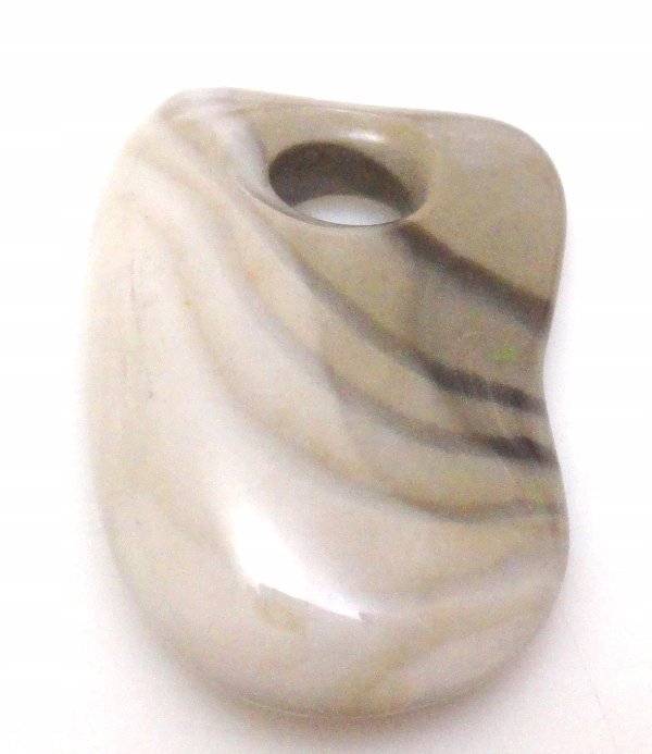 Křemík pruhovaný přívěsek 50x33 mm