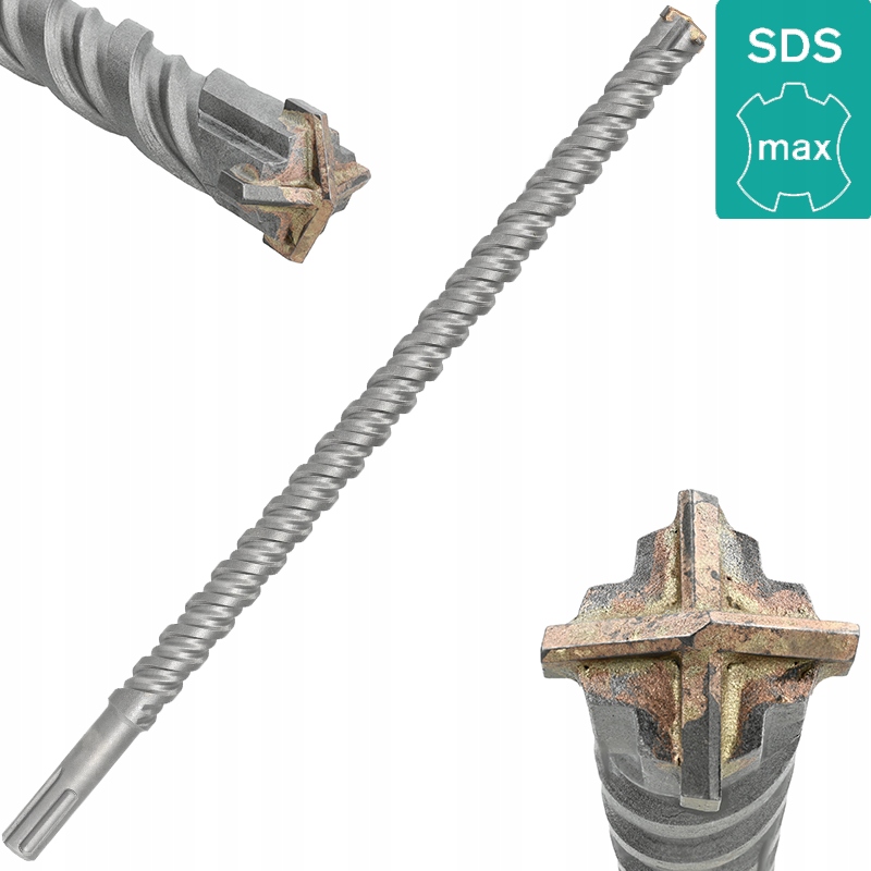 Wiertło Sds Max 28x690mm do betonu profesjonalne 4 ostrza Waart
