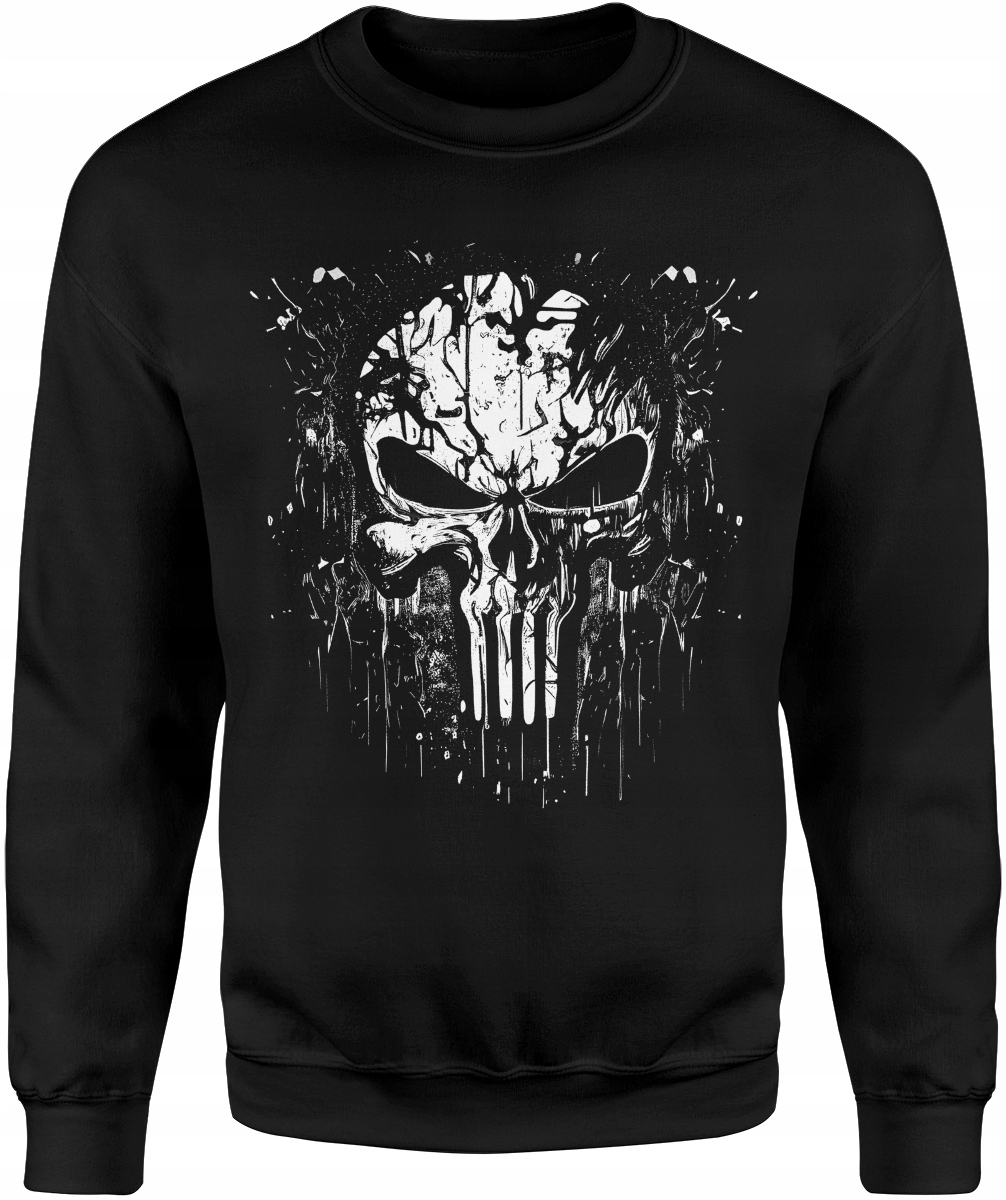 

Czaszka Punisher Bluza Męska Marvel Z Czaszkami L