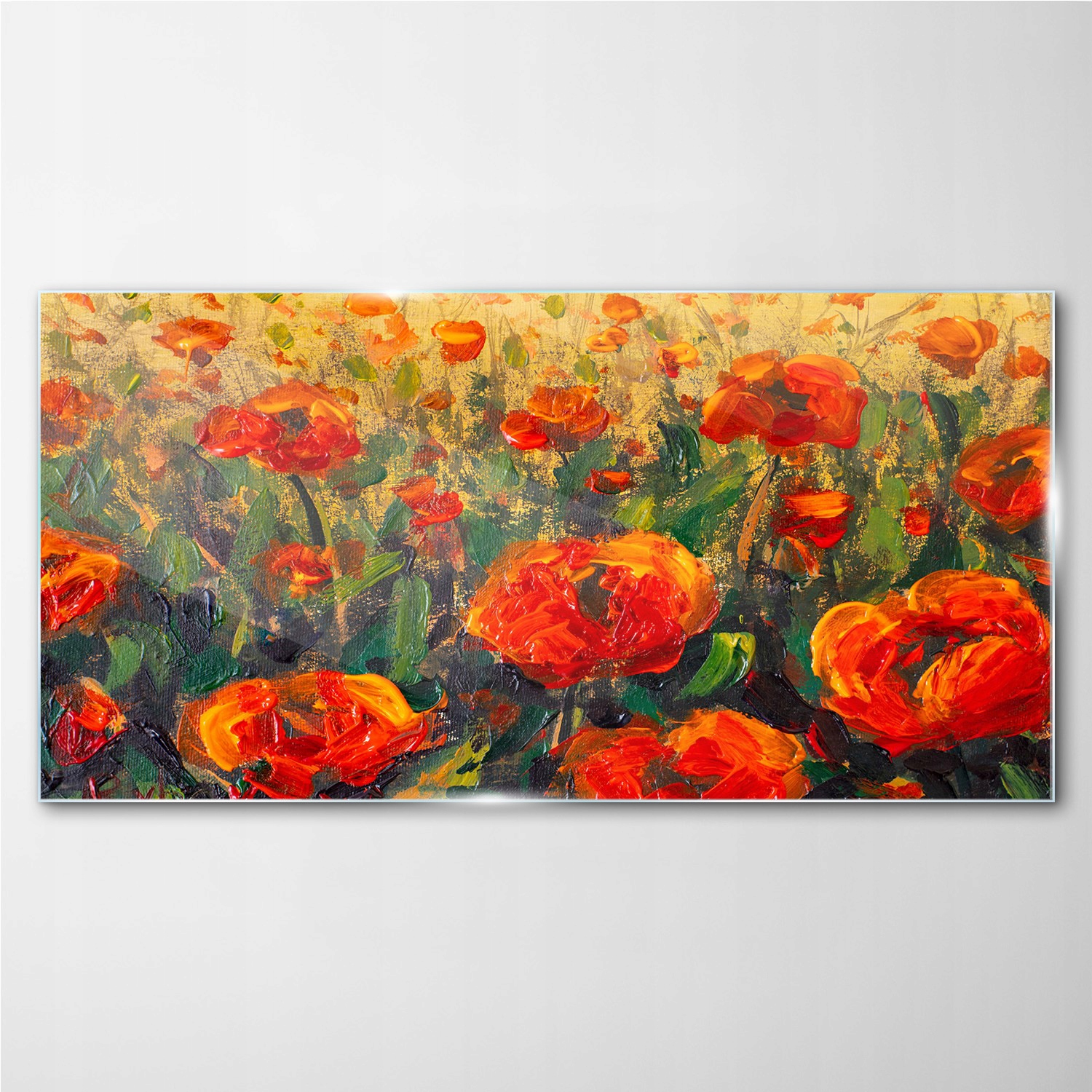 

Foto-obraz szklany Kwiaty rośliny maki 140x70 cm