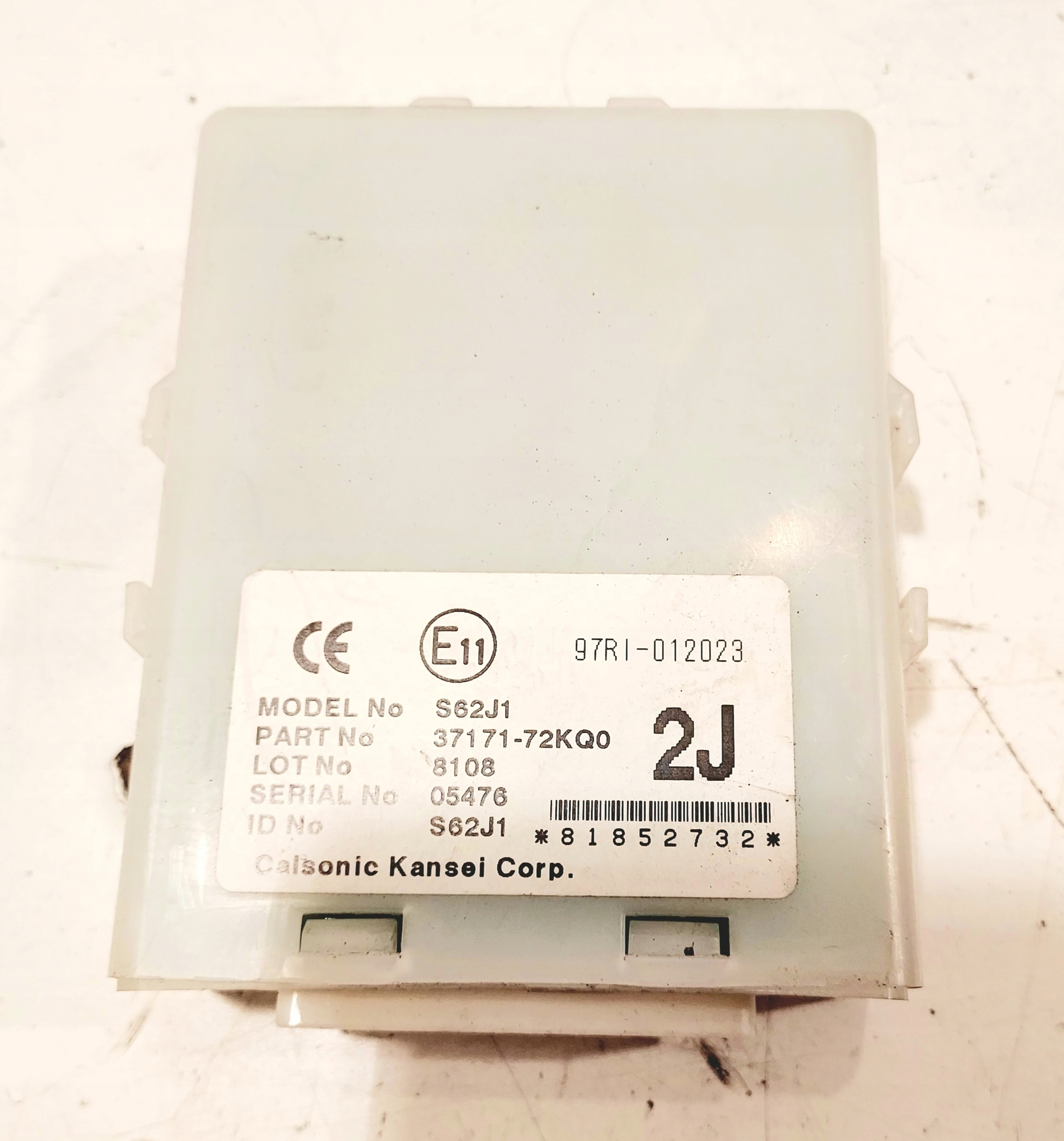 Module Direction assistée 37171-72KQ0 SUZUKI SWIFT MK6