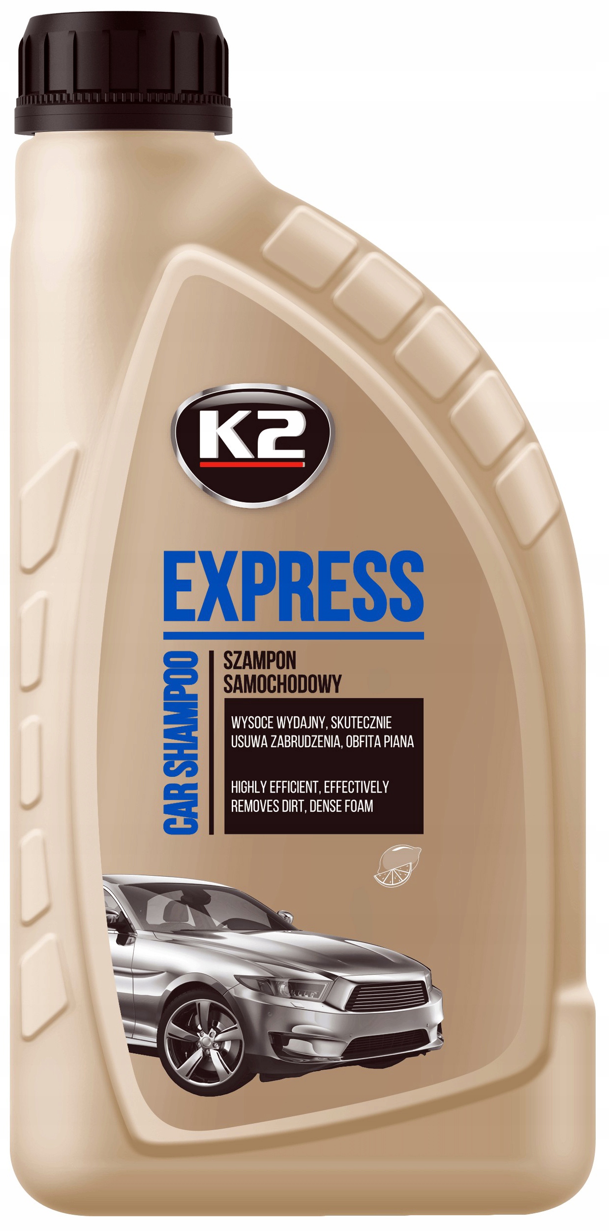 K2 Expres Szampon Samochodowy Z Woskiem 1L