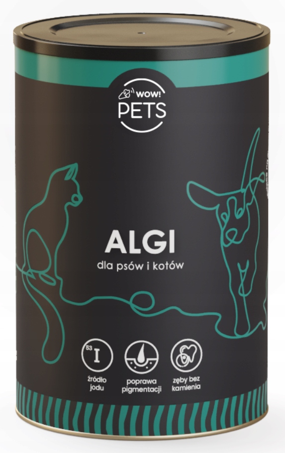 Levně WOWPets Mořské řasy v prášku 650 g Zdravý doplněk pro psa a kočku