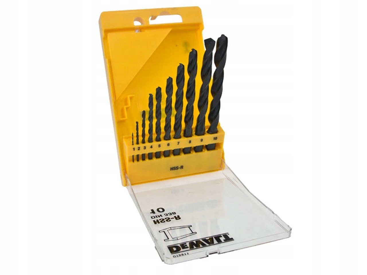 

10cz Zestaw Wierteł do Metalu Hss-r DT5911 DeWALT