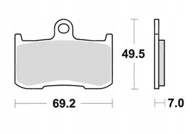 KLOCKI PRZÓD TRW Triumph 675 Street Triple RX 15- Producent TRW