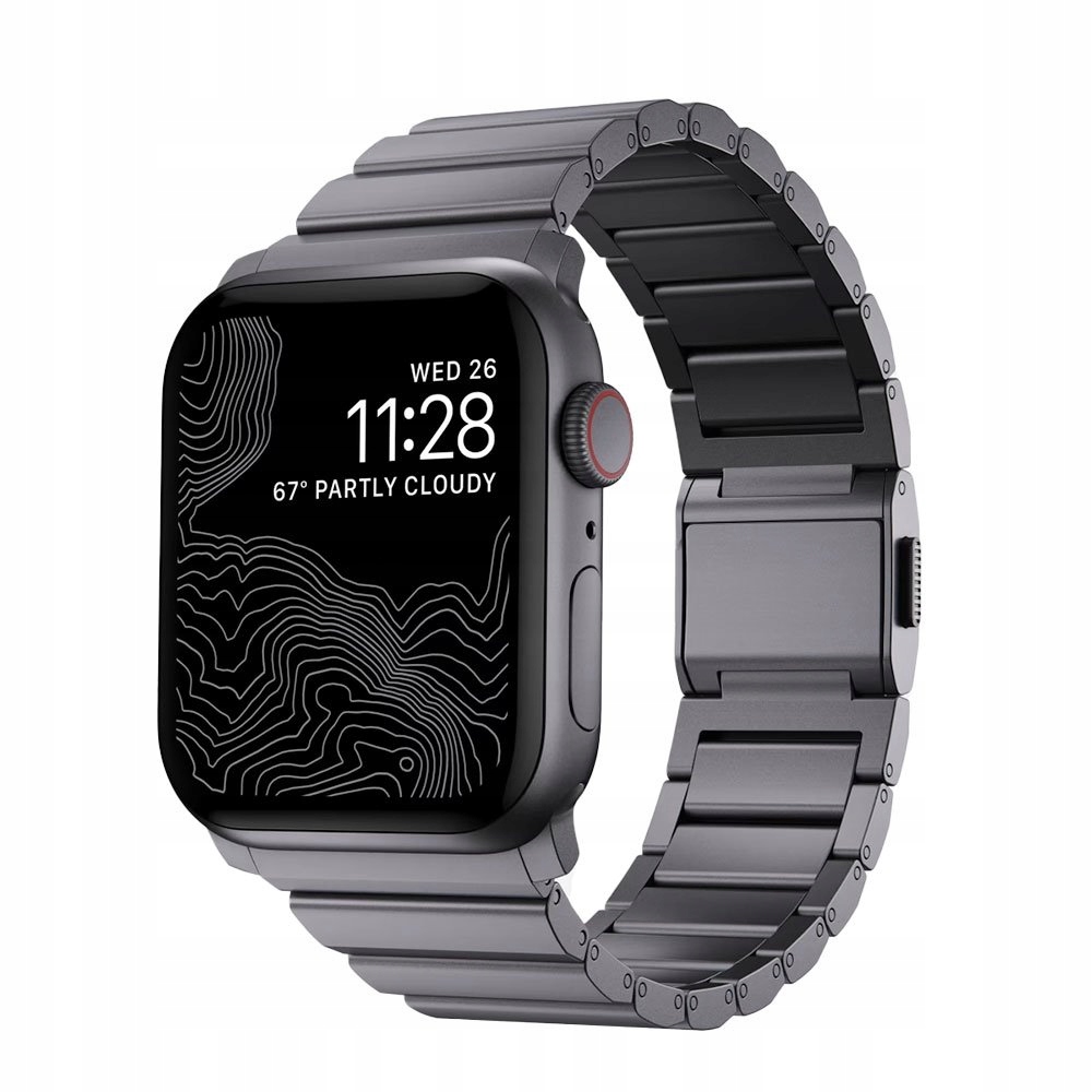 Nomad remienok pre Apple Watch 44/45/49 mm Aluminium Band/Space Gray…