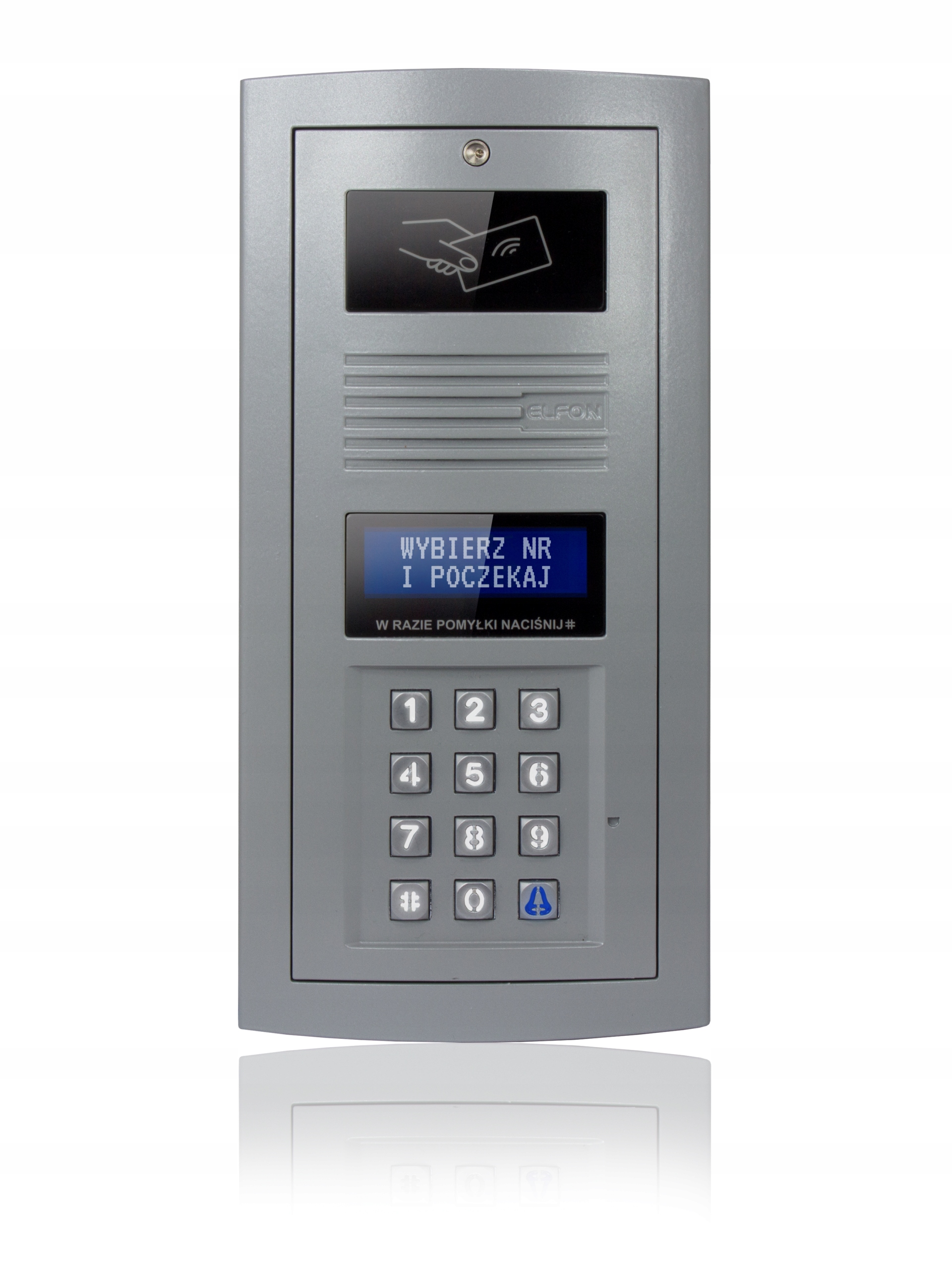 Moduł panel Elfon Optima OP-SL255R domofon popiel