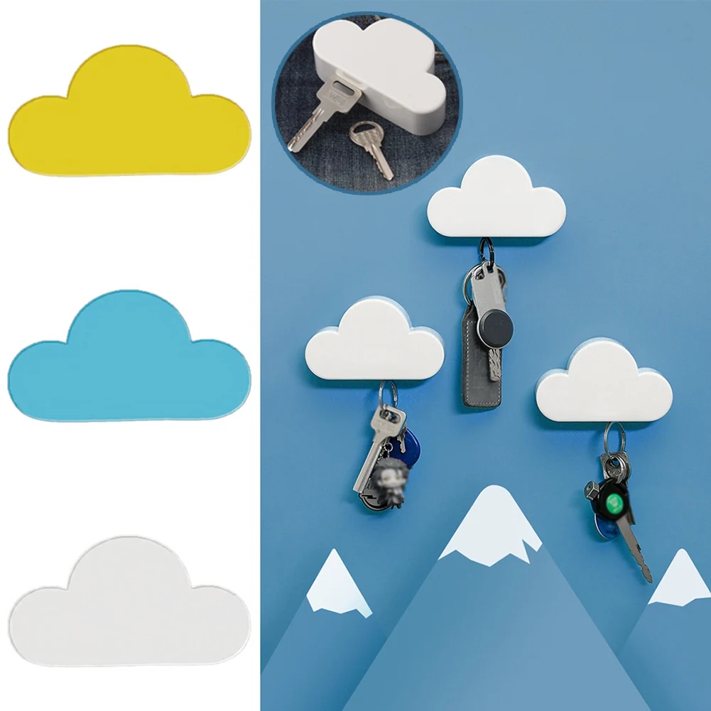 WIESZAK NA KLUCZE MAGNETYCZNY CHMURKA NA MAGNES MAGNETYCZNA SAMOPRZYLEPNY Szerokość mebla 10 cm