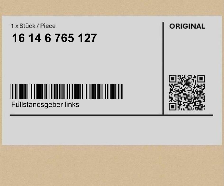 Czujnik poziomu paliwa lewy MINI Cabrio R52 R50 R53