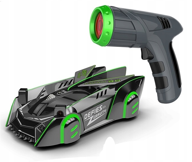 AUTO JEŻDŻĄCE PO ŚCIANIE SUFICIE SAMOCHÓD NA LASER