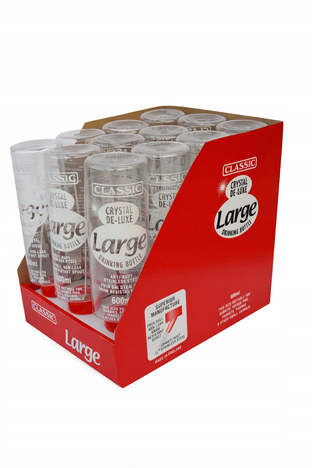 Levně Kuličkové Krmítko Pro Králíky hlodavce 600 ml 12 ks