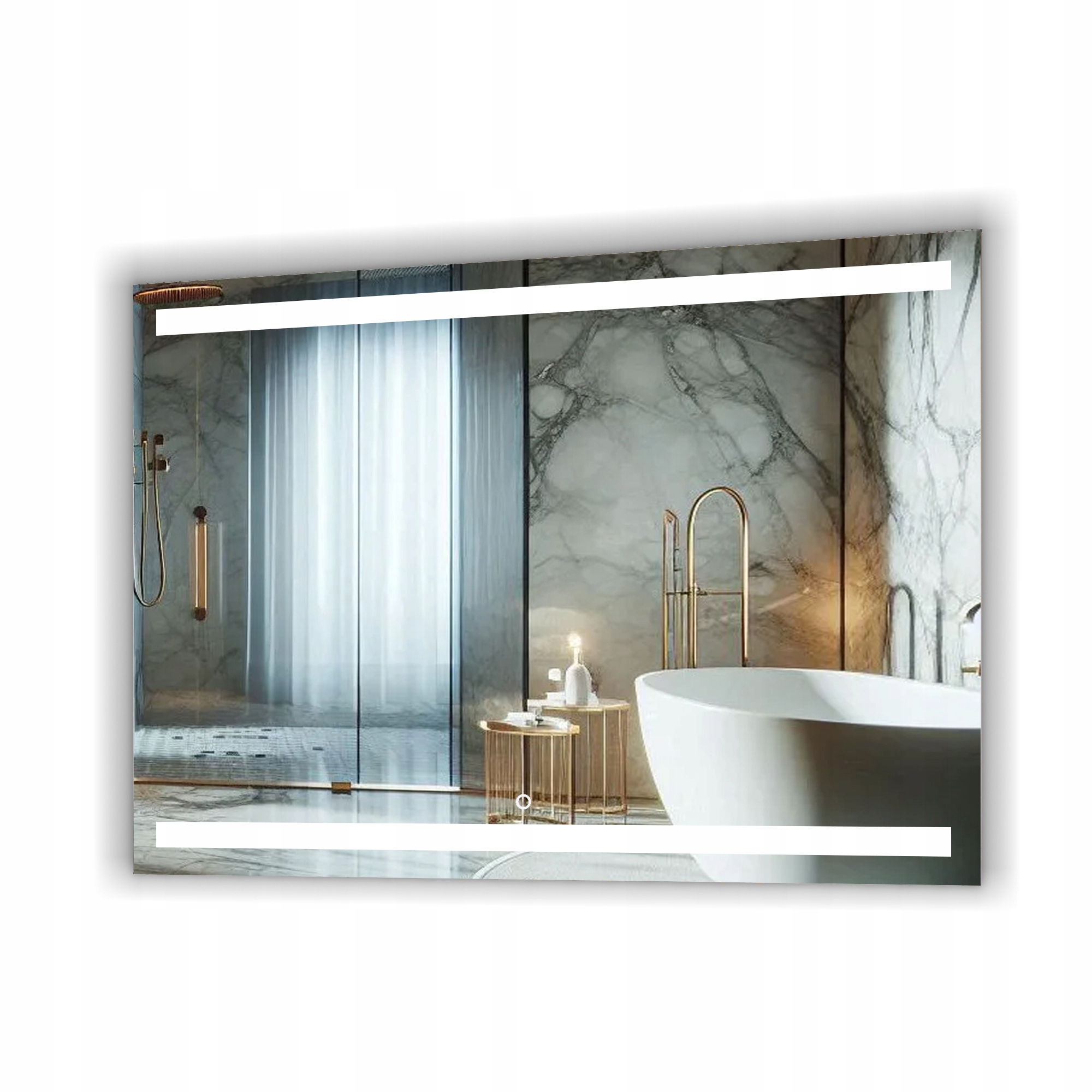 LUSTRO LED 120x100 Z WŁĄCZNIKIEM DOTYKOWYM Reflexa