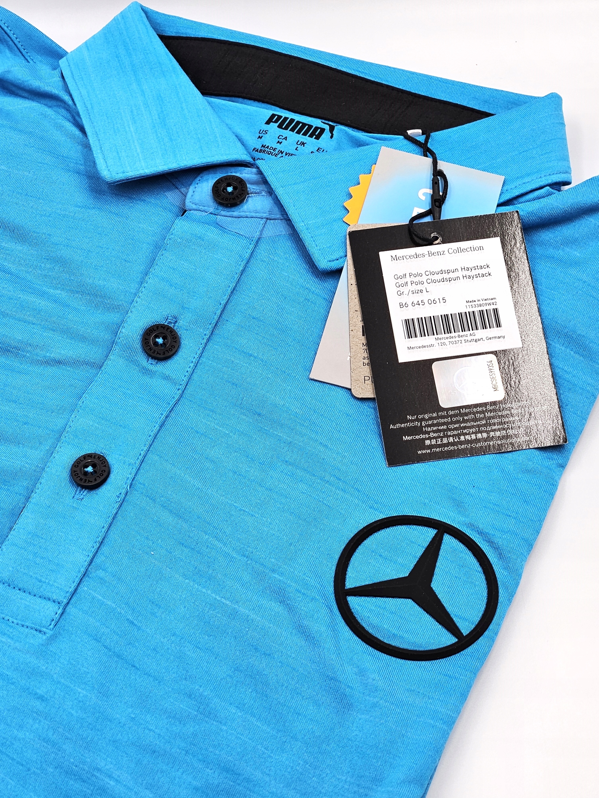 Koszulka polo roz. L Mercedes-Benz Collection (B66450615) Materiał dominujący poliester