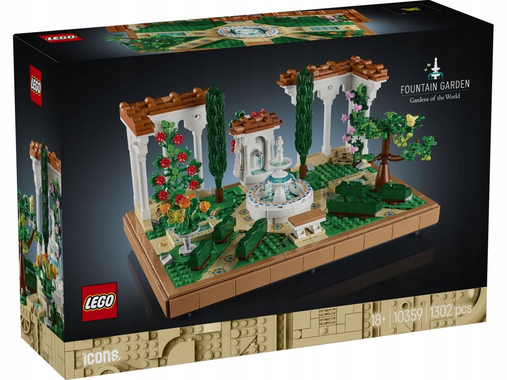 Lego 10359 Icons Fontána v zahradě