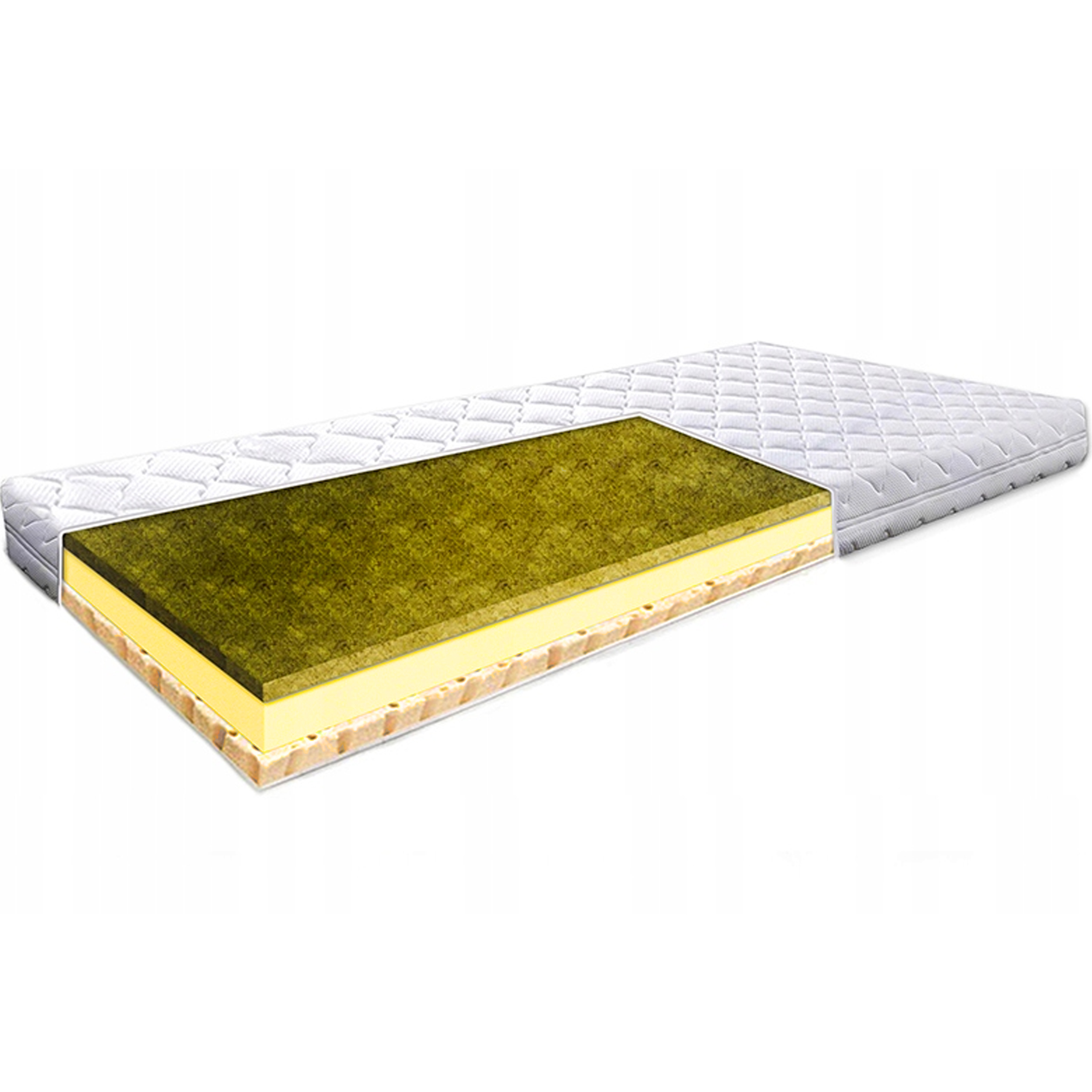 Materac lateksowy 90x180 pianka trawa morska 20 cm