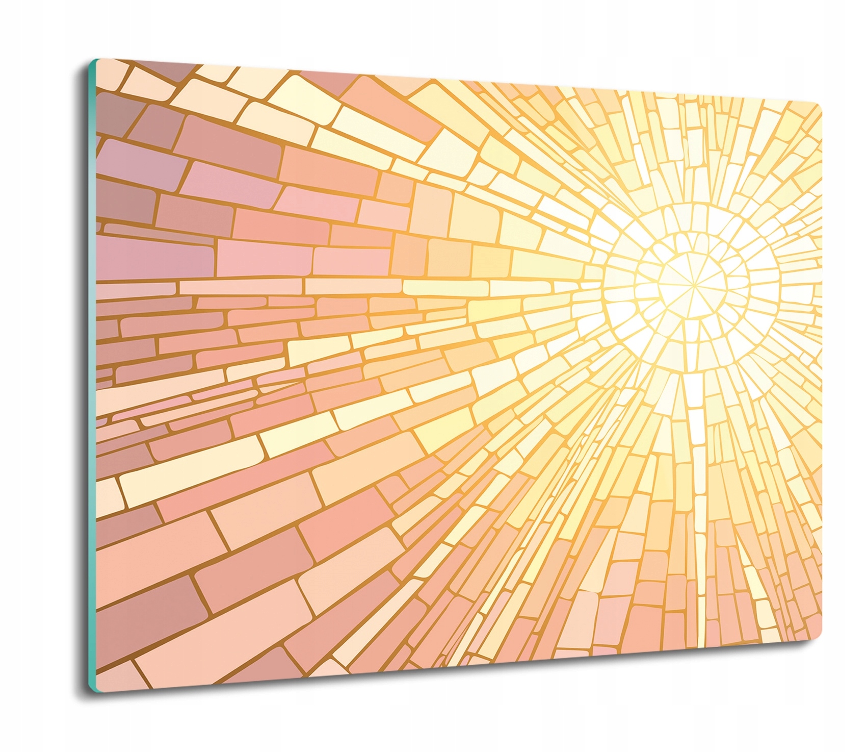 

Mozaika słońce 60x52 deska nowoczesna szklana