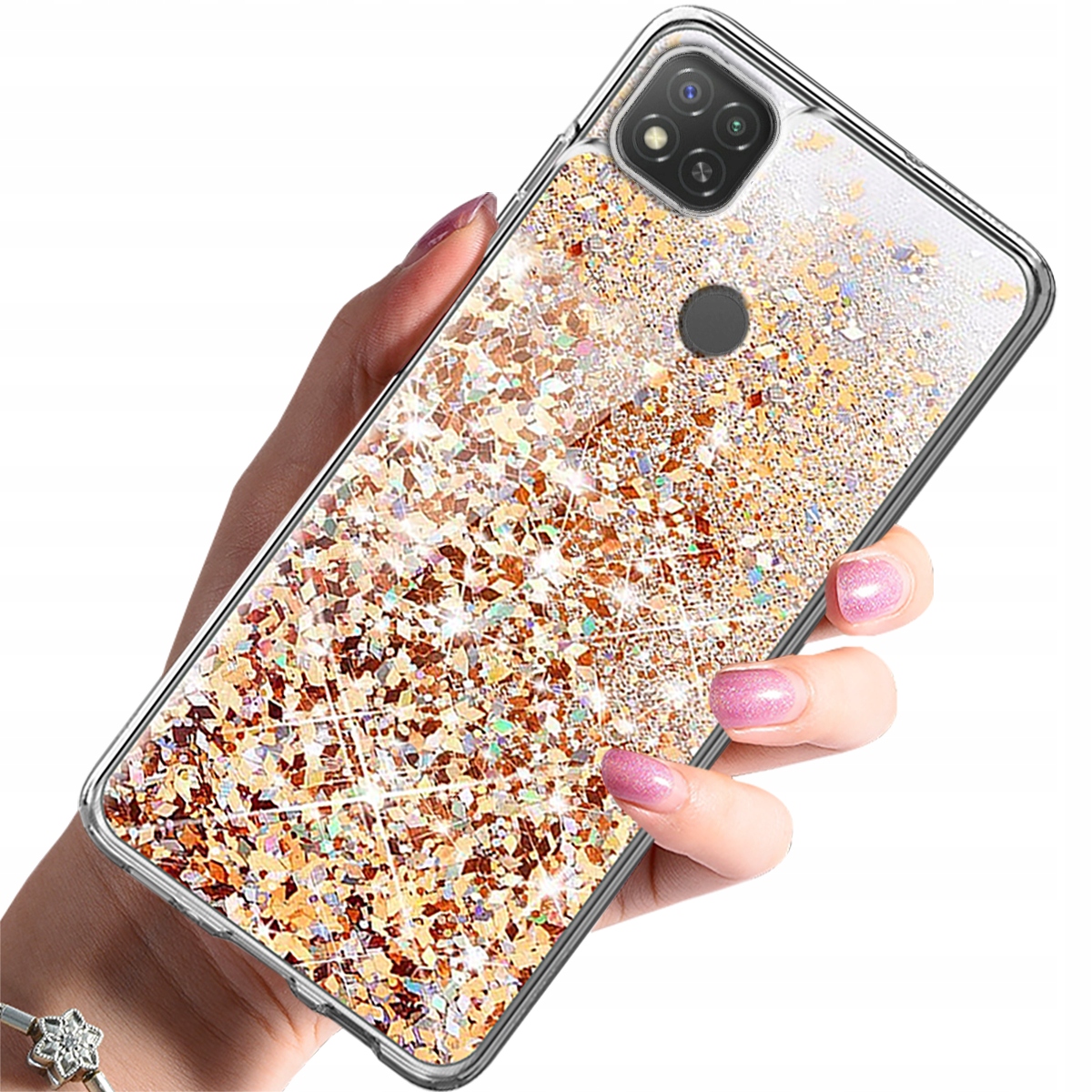 

Etui Brokat Case Szkło 9H do Xiaomi Redmi 9C