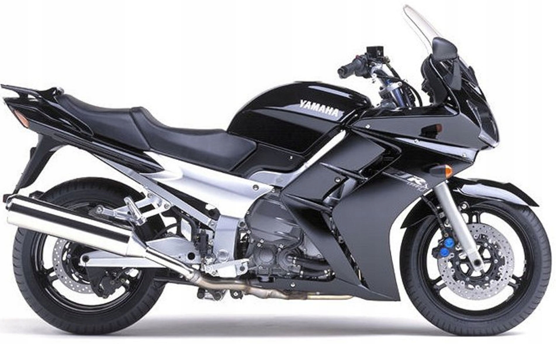 Samolepky Na Motocykl Juula Pro Yamaha Fjr 1300 2001-2002 Černé