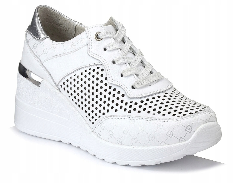 

Sneakersy damskie na koturnie S.Barski 21400 41