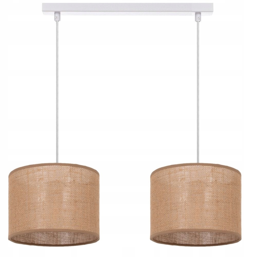 Boho Závěsná Stropní Lampa S Jutovým Stínidlem